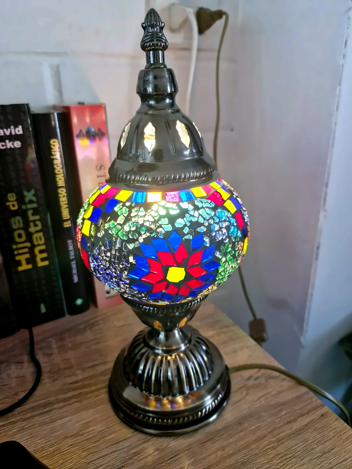 Lámpara Turca Mosaico de Mesa – 28,5 cm